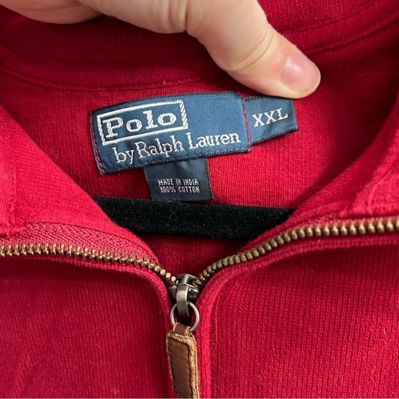 XXL Polo by Ralph Lauren Mens Quarter Zip Pullover Sweater - Picture 3 of 4